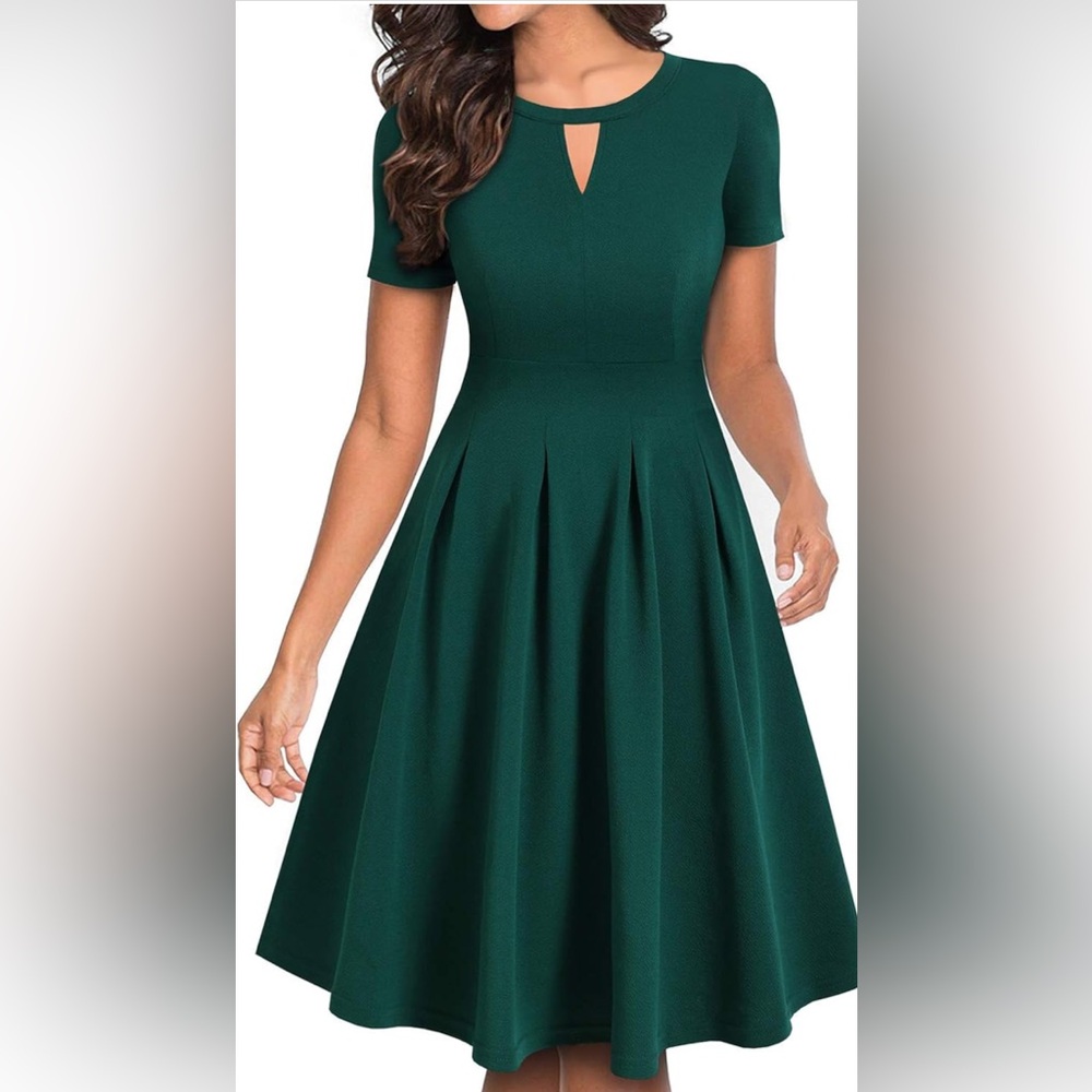 NWT Women's Flared A-Line Dress with Pockets